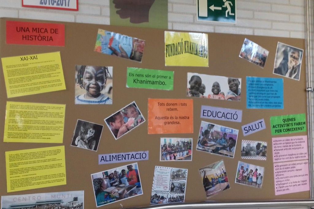 Escola Les Mimoses col·labora amb la Fundación Khanimambo