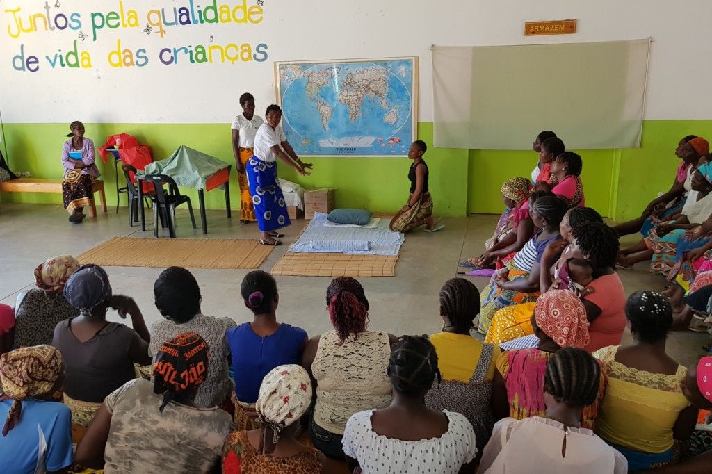 Sensiblización en el Centro Munti de la Fundación Khanimambo