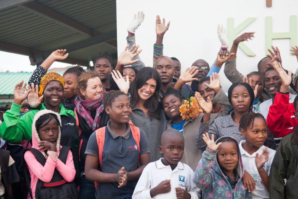 María, voluntaria en la FUndación Khanimambo