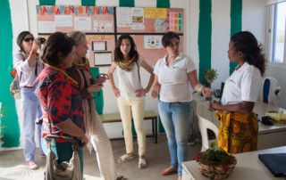 Una visita muy esperada - Visitando las instalaciones, el Centro de Salud de Khanimambo