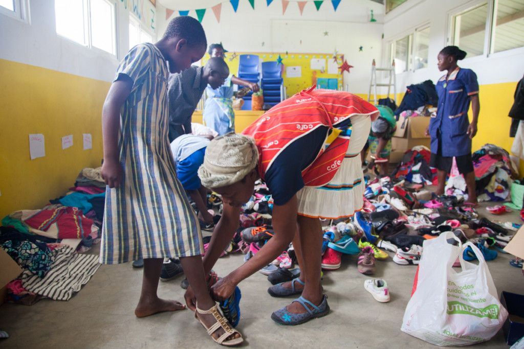 Donaciones de ropa a la Fundación Khanimambo